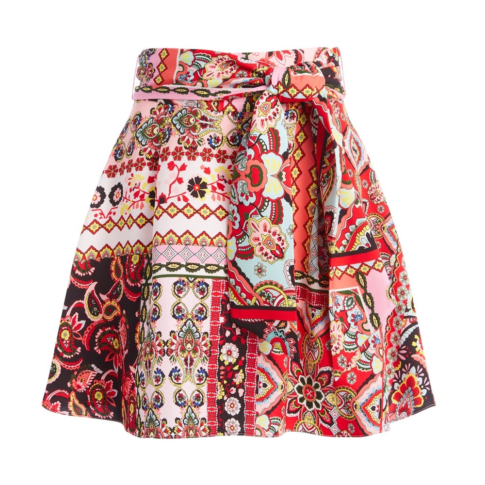 NWOT Alice + Olivia Helina Mini Skirt in Euphoria